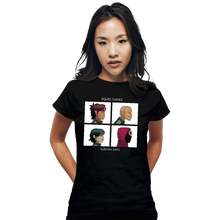 Load image into Gallery viewer, Daily_Deal_Shirts Fitted Shirts, Woman / Small / Black Squid Gamez