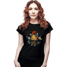 Load image into Gallery viewer, Secret_Shirts Fitted Shirts, Woman / Small / Black Dice System