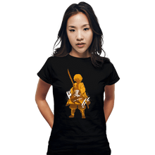 Load image into Gallery viewer, Shirts Fitted Shirts, Woman / Small / Black Zenitsu Agatsuma
