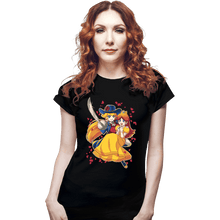 Load image into Gallery viewer, Daily_Deal_Shirts Fitted Shirts, Woman / Small / Black Princess Rescue