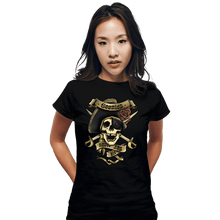 Load image into Gallery viewer, Daily_Deal_Shirts Fitted Shirts, Woman / Small / Black Goonies Tattoo