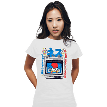 Load image into Gallery viewer, Secret_Shirts Fitted Shirts, Woman / Small / White Retro Player