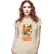 Load image into Gallery viewer, Daily_Deal_Shirts Fitted Shirts, Woman / Small / White Musical Mates