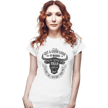 Load image into Gallery viewer, Shirts Fitted Shirts, Woman / Small / White T-Bone