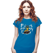 Load image into Gallery viewer, Daily_Deal_Shirts Fitted Shirts, Woman / Small / Sapphire The Little Merman
