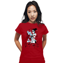 Load image into Gallery viewer, Secret_Shirts Fitted Shirts, Woman / Small / Red Making Pudding