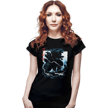 Load image into Gallery viewer, Secret_Shirts Fitted Shirts, Woman / Small / Black Great Kaiju