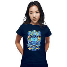 Load image into Gallery viewer, Secret_Shirts Fitted Shirts, Woman / Small / Navy Angemon!
