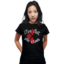 Load image into Gallery viewer, Secret_Shirts Fitted Shirts, Woman / Small / Black Die Clown