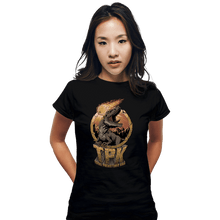 Load image into Gallery viewer, Daily_Deal_Shirts Fitted Shirts, Woman / Small / Black Prehistoric TPK