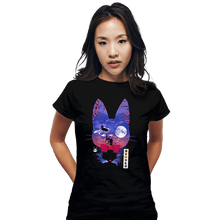 Load image into Gallery viewer, Daily_Deal_Shirts Fitted Shirts, Woman / Small / Black Kiki's Landscape