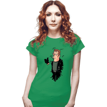 Load image into Gallery viewer, Secret_Shirts Fitted Shirts, Woman / Small / Irish Green I'll Be Back!