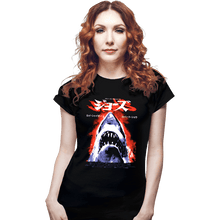 Load image into Gallery viewer, Shirts Fitted Shirts, Woman / Small / Black Jaws
