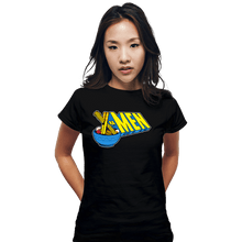 Load image into Gallery viewer, Daily_Deal_Shirts Fitted Shirts, Woman / Small / Black X Ra-Men