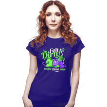 Load image into Gallery viewer, Daily_Deal_Shirts Fitted Shirts, Woman / Small / Violet Might Clean Later