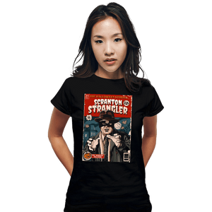 Shirts Fitted Shirts, Woman / Small / Black Scranton Strangler