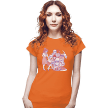 Load image into Gallery viewer, Daily_Deal_Shirts Fitted Shirts, Woman / Small / Orange At The Arcade
