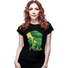 Load image into Gallery viewer, Shirts Fitted Shirts, Woman / Small / Black Hyrule Hero