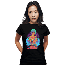 Load image into Gallery viewer, Daily_Deal_Shirts Fitted Shirts, Woman / Small / Black Get Him Off The Moon