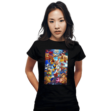 Load image into Gallery viewer, Shirts Fitted Shirts, Woman / Small / Black X-Men VS Street Fighter