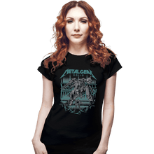Load image into Gallery viewer, Shirts Fitted Shirts, Woman / Small / Black Heavy Metal Gear