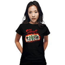 Load image into Gallery viewer, Daily_Deal_Shirts Fitted Shirts, Woman / Small / Black The Sinisters