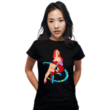 Load image into Gallery viewer, Shirts Fitted Shirts, Woman / Small / Black Jessica Wants the D