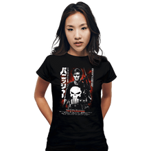 Load image into Gallery viewer, Shirts Fitted Shirts, Woman / Small / Black The Punisher