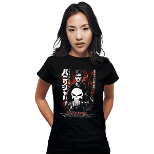 Shirts Fitted Shirts, Woman / Small / Black The Punisher