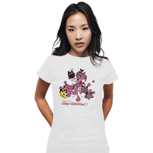 Load image into Gallery viewer, Shirts Fitted Shirts, Woman / Small / White Trainer Chibi Moon