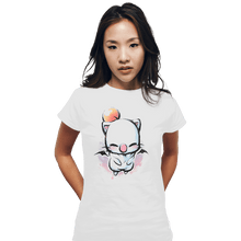 Load image into Gallery viewer, Shirts Fitted Shirts, Woman / Small / White Kupo!
