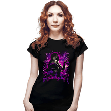 Load image into Gallery viewer, Daily_Deal_Shirts Fitted Shirts, Woman / Small / Black Love Witch
