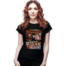 Load image into Gallery viewer, Daily_Deal_Shirts Fitted Shirts, Woman / Small / Black Robin Williams Fighter