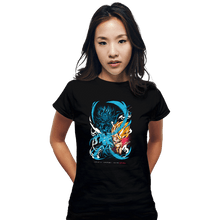 Load image into Gallery viewer, Shirts Fitted Shirts, Woman / Small / Black Gohan