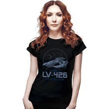 Load image into Gallery viewer, Secret_Shirts Fitted Shirts, Woman / Small / Black 426 Travel