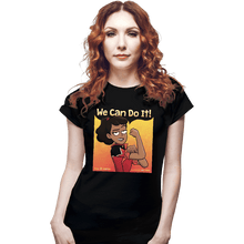 Load image into Gallery viewer, Secret_Shirts Fitted Shirts, Woman / Small / Black The Lower Decks Can Do It