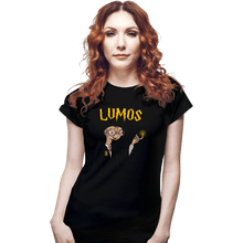 Load image into Gallery viewer, Shirts Fitted Shirts, Woman / Small / Black Lumos