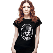 Load image into Gallery viewer, Daily_Deal_Shirts Fitted Shirts, Woman / Small / Black God Save The Pirate
