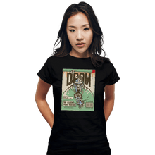 Load image into Gallery viewer, Shirts Fitted Shirts, Woman / Small / Black Accordion