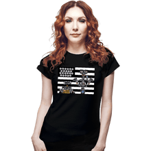 Load image into Gallery viewer, Daily_Deal_Shirts Fitted Shirts, Woman / Small / Black Robokonia