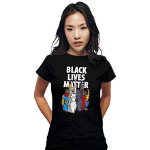 Load image into Gallery viewer, Shirts Fitted Shirts, Woman / Small / Black Black Lives Matter