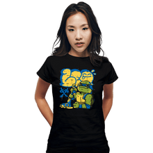 Load image into Gallery viewer, Daily_Deal_Shirts Fitted Shirts, Woman / Small / Black Leo Bomb