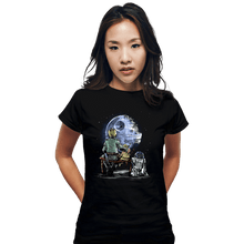 Load image into Gallery viewer, Daily_Deal_Shirts Fitted Shirts, Woman / Small / Black Master And Apprentice