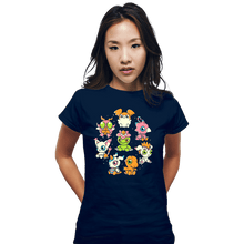 Load image into Gallery viewer, Secret_Shirts Fitted Shirts, Woman / Small / Navy Digi-Cute!