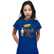 Load image into Gallery viewer, Secret_Shirts Fitted Shirts, Woman / Small / Royal Blue Saiyanfeld