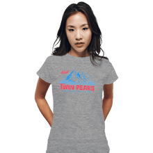 Load image into Gallery viewer, Shirts Fitted Shirts, Woman / Small / Sports Grey Visit Twin Peaks