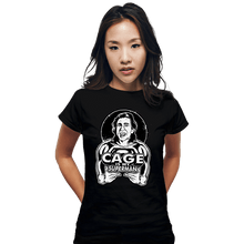 Load image into Gallery viewer, Daily_Deal_Shirts Fitted Shirts, Woman / Small / Black Cage Is My Superman