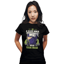 Load image into Gallery viewer, Shirts Fitted Shirts, Woman / Small / Black Good Ninja