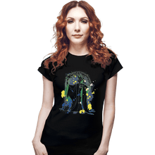 Load image into Gallery viewer, Shirts Fitted Shirts, Woman / Small / Black Dark Maleficent