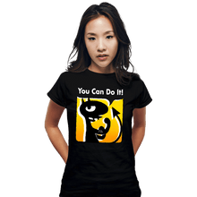 Load image into Gallery viewer, Shirts Fitted Shirts, Woman / Small / Black You Can Do It